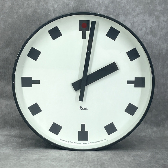 Lemnos Hibiya Wall Clock by Riki Watanabe Japan Famous Pole-Type Clock Design - Picture 1 of 9